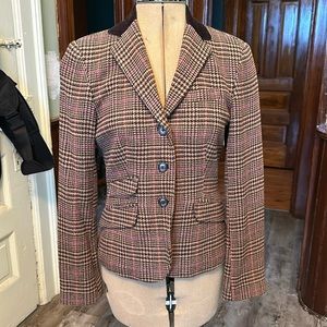 Chaps Herringbone Wool Blazer